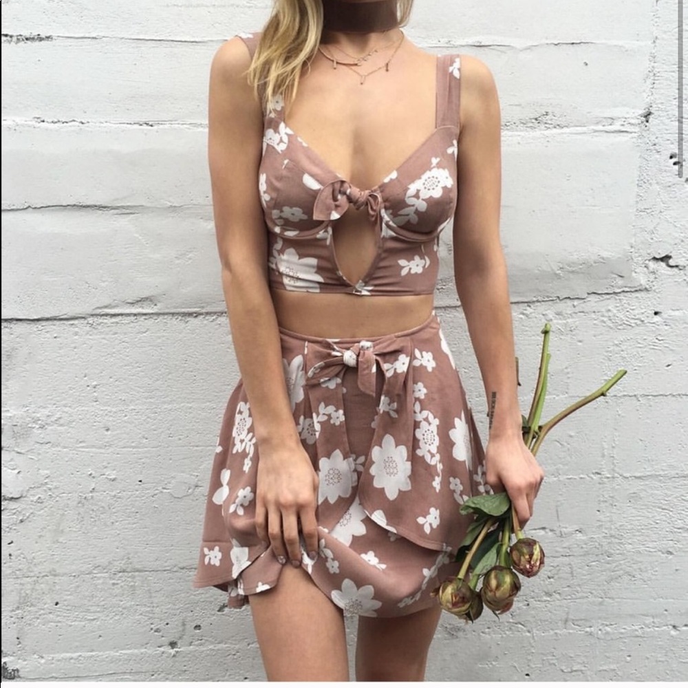 For love and lemons Sweet Jane SET croptop & skirt